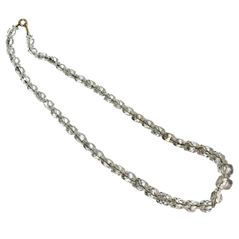 Vintage Crystal Beaded Necklace
